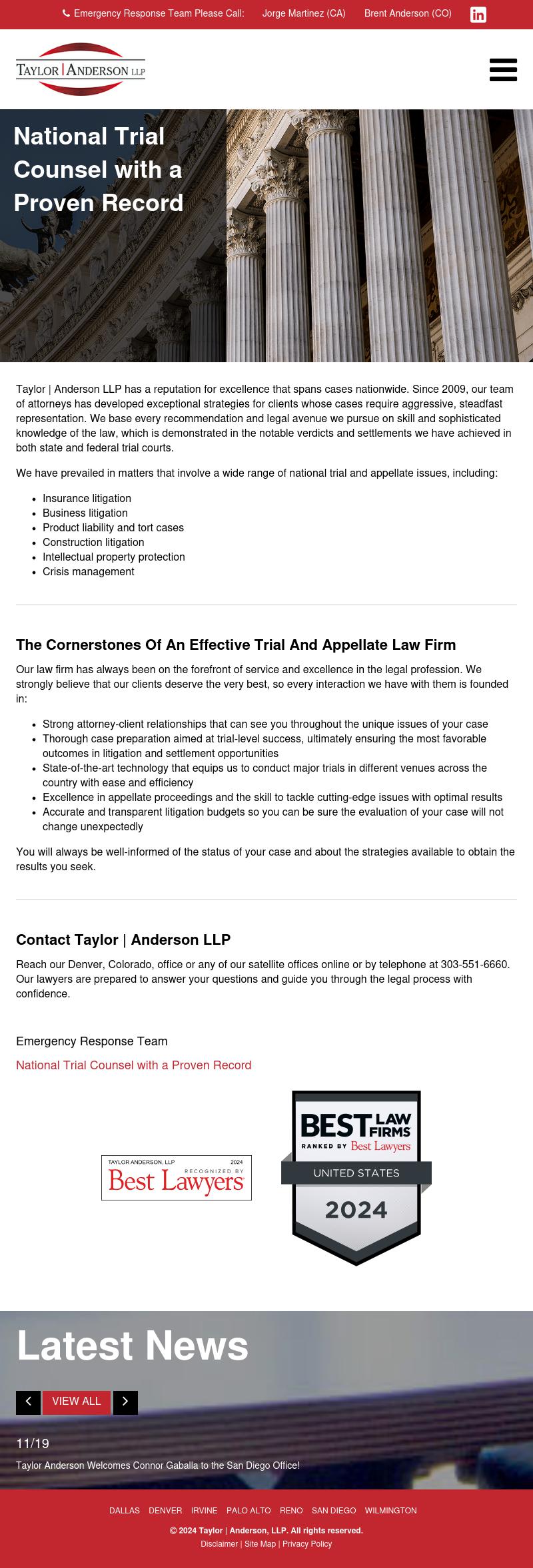 Taylor | Anderson, LLP - Sacramento CA Lawyers